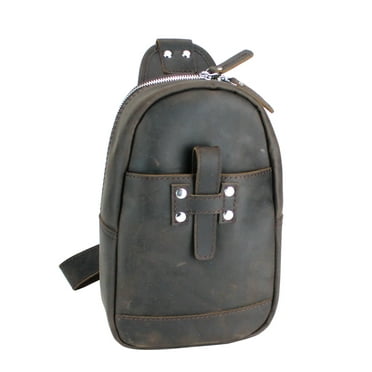 Vagarant Traveler Cowhide Leather Chest Pack Travel Companion LK04.DB