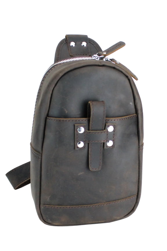 Cowhide Leather Chest Pack Travel Companion LK04.DB