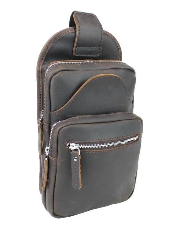 Cowhide Leather Chest Pack Travel Companion LK07.DB