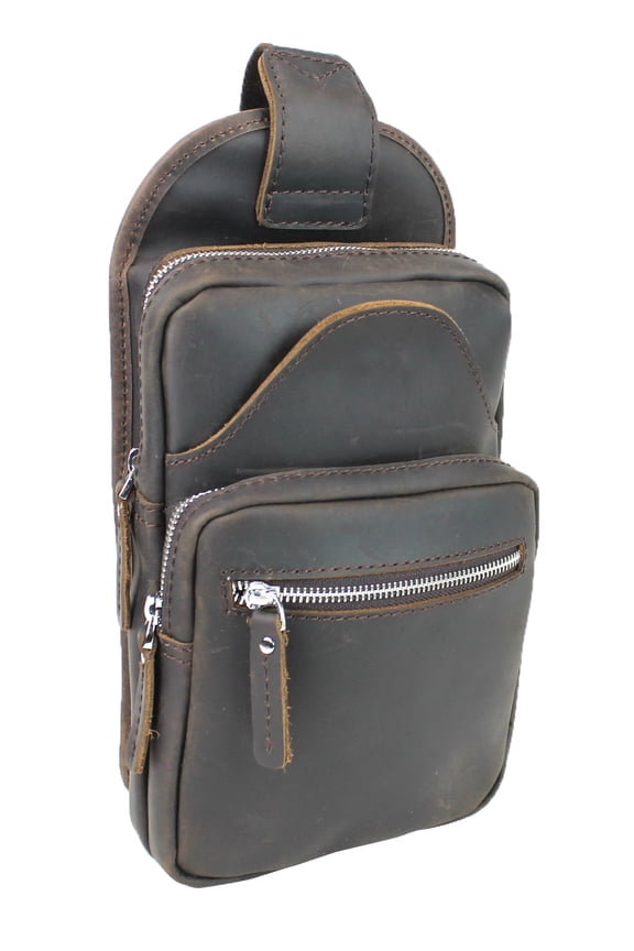 Cowhide Leather Chest Pack Travel Companion LK07.DB