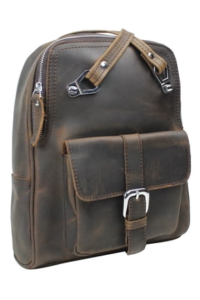Full Grain Cowhide Leather Backpack LK13.DB