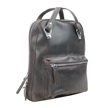 Vagarant Traveler Full Grain Cowhide Leather Backpack-Small Size LK09.DB