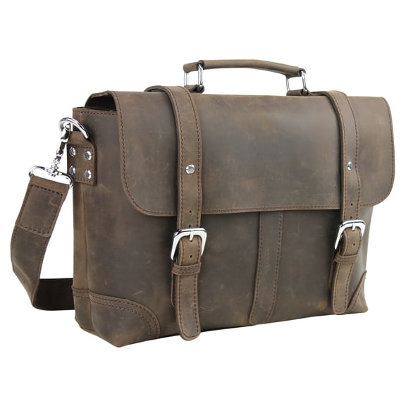 Vagarant Traveler Full Grain Leather Messenger Bag LM31.DS