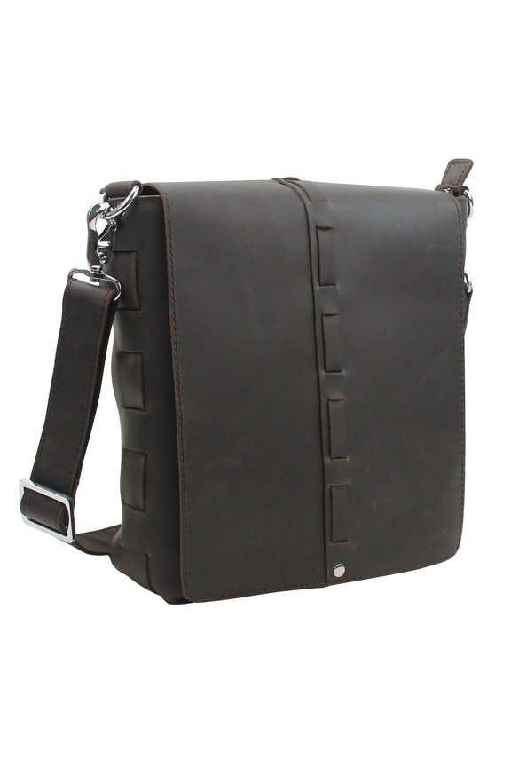 Fully Handmade Leather Messenger Bag L20.DB