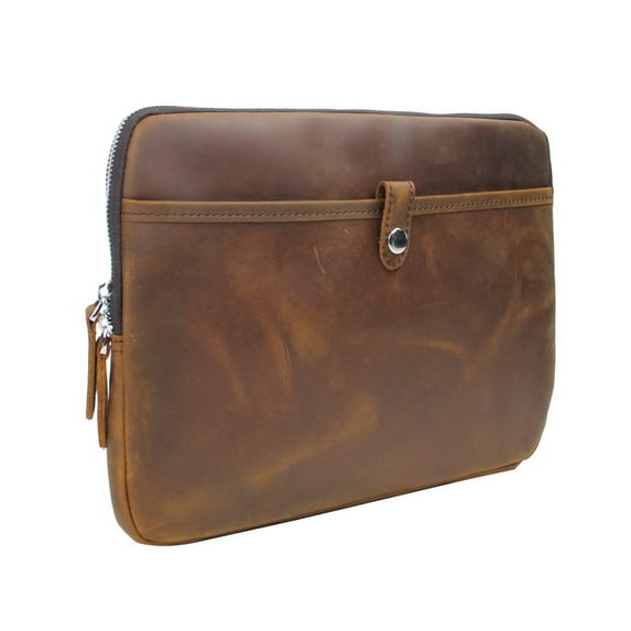 Vagarant Traveler MacBook Pro Sleeve Full Grain Leather Folder LH20. Size 15.5" fit 15" MacBook Pro.VB