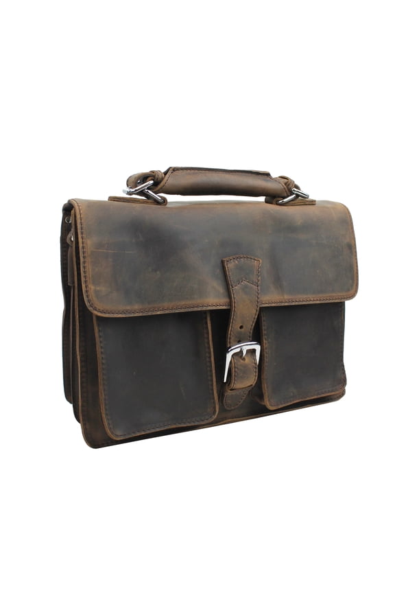 Vagarant Traveler Medium Leather Briefcase L39.DV