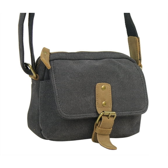 Vagarant Traveler Small Parent-Child Canvas Shoulder Bag CS05.GRY