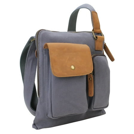 Vagarant Traveler Vintage Cotton Canvas Shoulder Bag CS08.BG