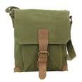 thumbnail image 1 of Vagarant Traveler Vintage Cotton Canvas Shoulder Bag CS13.GRN, 1 of 3