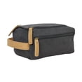 thumbnail image 1 of Vagarant Traveler Vintage Cotton Canvas Travel Toiletry Bag CT02.GRY, 1 of 3