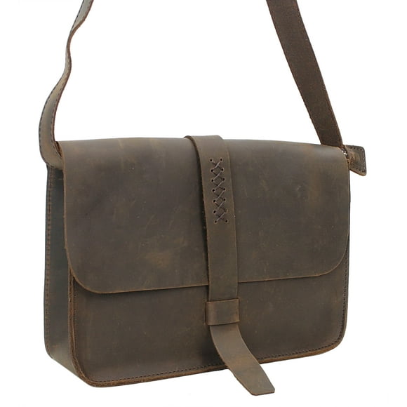 Vintage Leather Full Grain Shoulder Messenger Bag LS39.DS