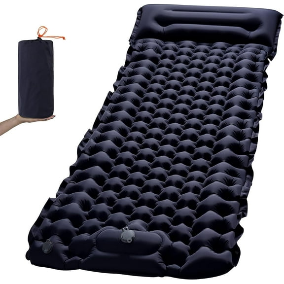 Vagascape Camping Sleeping Mat Inflatable Camping Mattress with Built in Foot Pump,Ultralight Compact Sleeping Pad for Camping,Backpacking,Hiking,Traveling,Tent,Rv,Waterproof and Portable