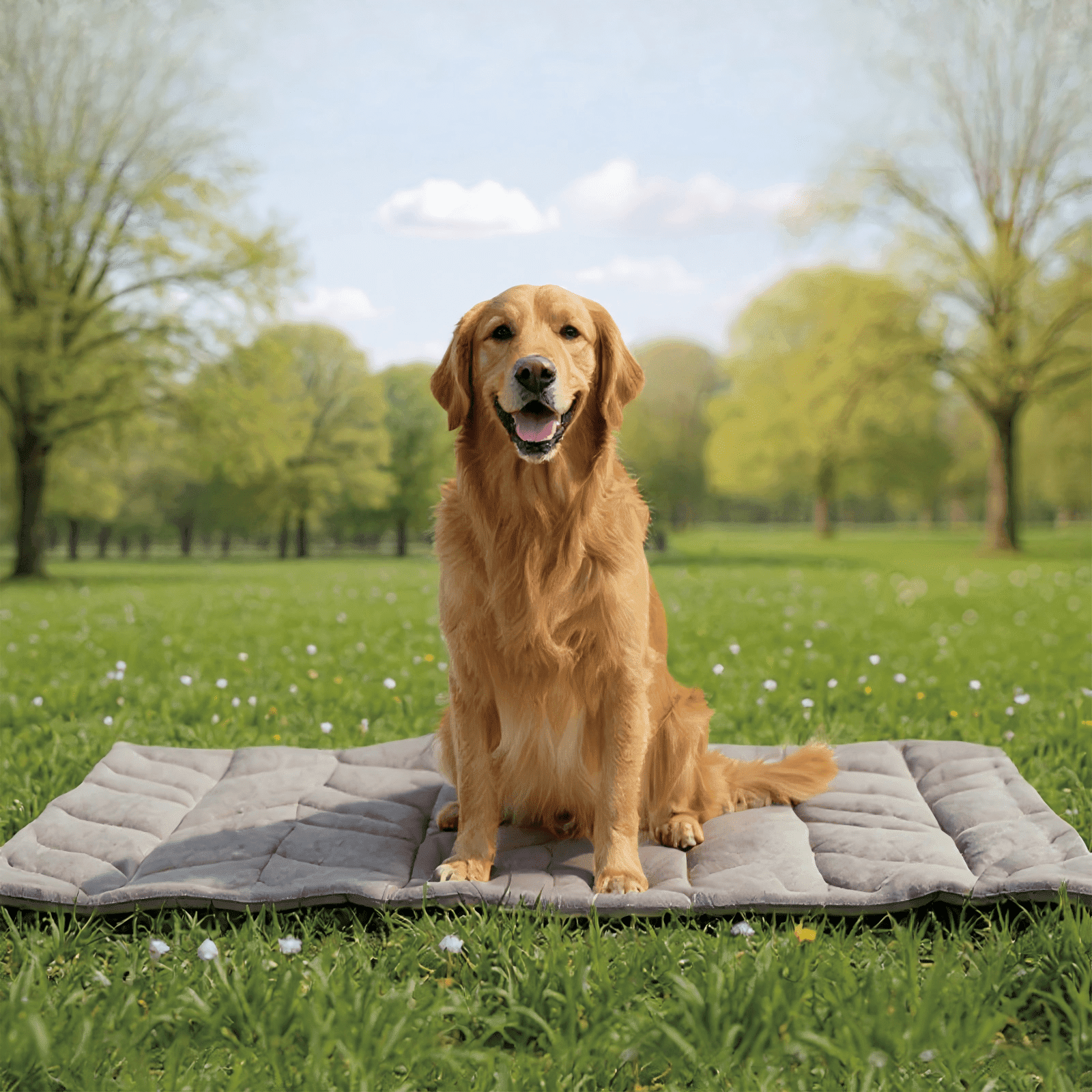 Vagascape Cooling Pet Mat – All-Season Cooling Pad for Dogs & Cats, Washable Crate Bed, Large