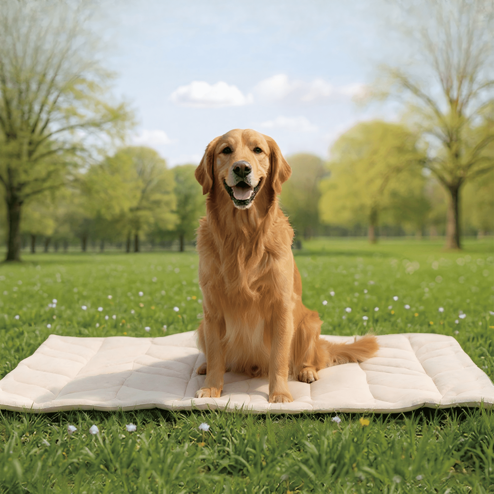 Vagascape Cooling Pet Mat – All-Season Cooling Pad for Dogs & Cats, Washable Crate Bed, Large