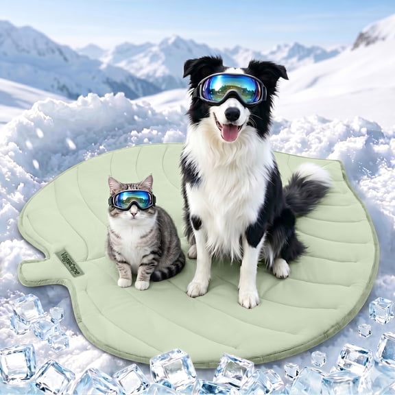 Vagascape Washable Dog Cooling Mat, 55" x 45", Thick & Durable, Foldable Pet Cooling Pad for Indoor & Outdoor Use