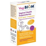 VagiBiom Vaginal Suppositories with Boric Acid, 5 Suppository Pack