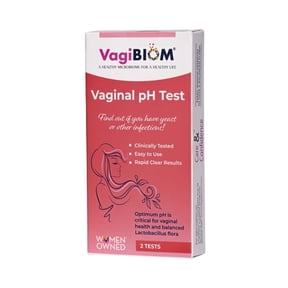 Biom Probiotics Feminine pH Balance Home Test Kit for Women, 2 Count