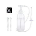 Vaginal Douche Cleaner Kit Reusable Pressure Enemas with 3 Nozzles, 300ml Manual Anal Douche