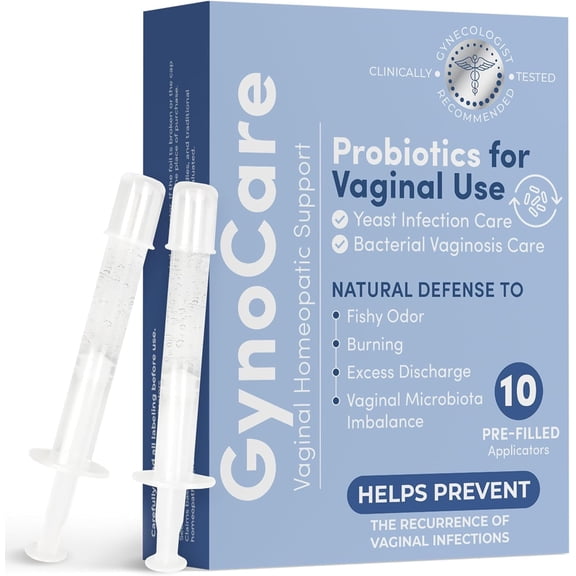 Vaginal Probiotics for Women | Feminine Care | pH Balance for Women | Yeast Infection Care | Bacterial Vaginosis Treatment | Defense Against Burning and Excess Discharge | 10 Pre-Filled Applicators