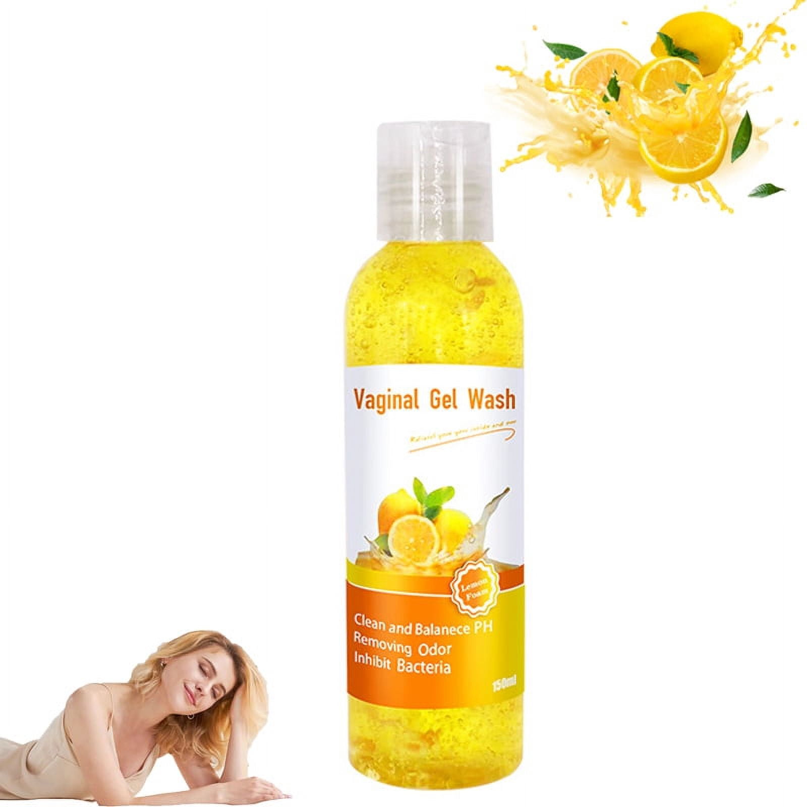 Vaginal Wash Yoni Foam Wash Intimate Gel Wash Clean and Balance PH Lemon