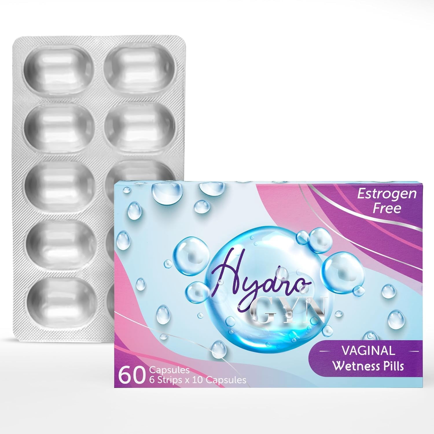 Vaginal Wetness Pills - pH Balance Oral Pills for Vaginal Moisture, Dryness, Itching Relief, Natural Estrogen Supplement for Women Vaginal Moisture