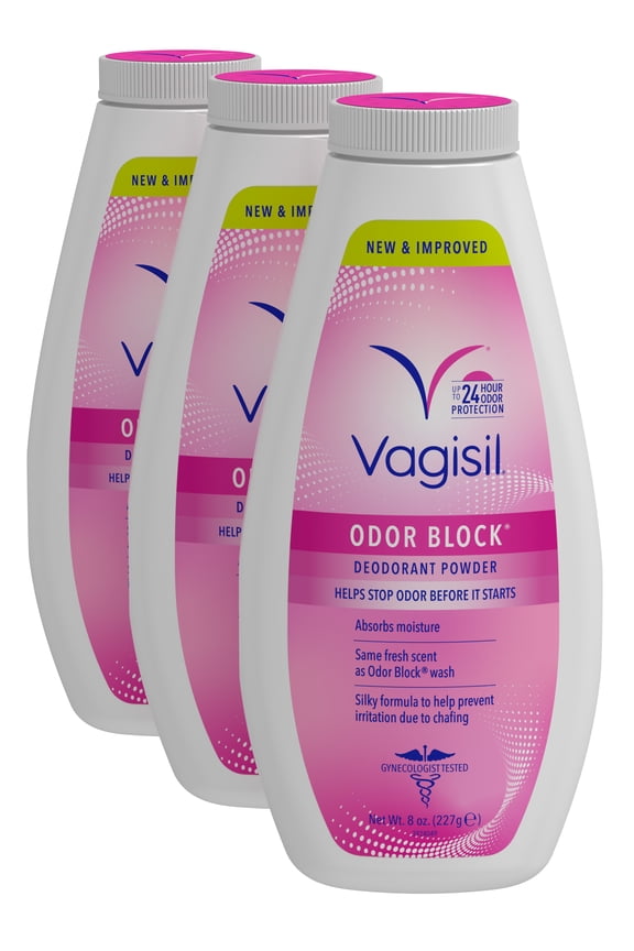 Daily Intimate Deodorant Powder, 8 oz., 3 Pack