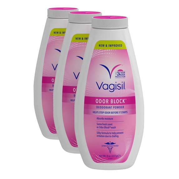 Vagisil Daily Intimate Deodorant Powder, 8 oz., 3 Pack