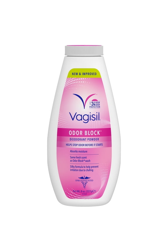 Daily Intimate Deodorant Powder, with Odor Block Protection, Talc-Free, 8 oz