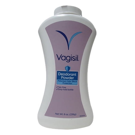 Vagisil Deodorant Powder Enriched With Vitamin E, A And D, Odor Blocking Protection - 8 Oz