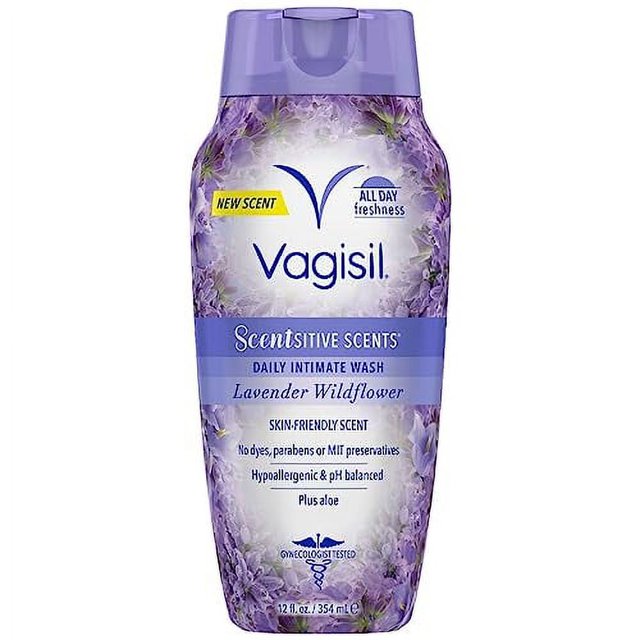 Vagisil Feminine Wash for Intimate Area Hygiene, Scentsitive Scents, pH Balanced and
