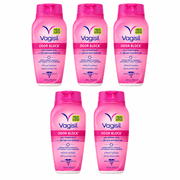 Vagisil Odor Block Daily Intimate Feminine Wash, 12 fl oz 5 Pack