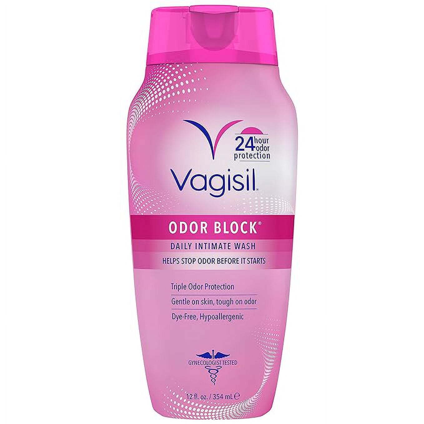 Vagisil Feminine Wash for Intimate Area Hygiene Odor Block Gynecologist Tested Hypoallergenic 12 oz (Pack of 1)