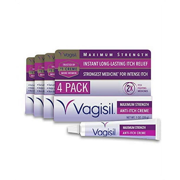 Vagisil Maximum Strength Feminine AntiItch Cream with Benzocaine for
