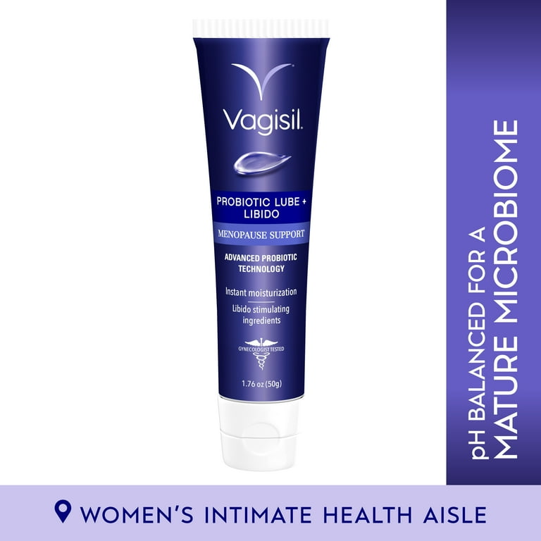 Vagisil Probiotic Lube + Libido Gel Menopause Support Probiotic