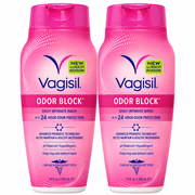 Vagisil Odor Block Daily Intimate Feminine Wash, 12 fl oz 2 Pack