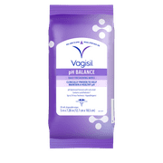 Vagisil PH Balance Daily Freshening Wipes for Feminine Hygiene, 20 Count