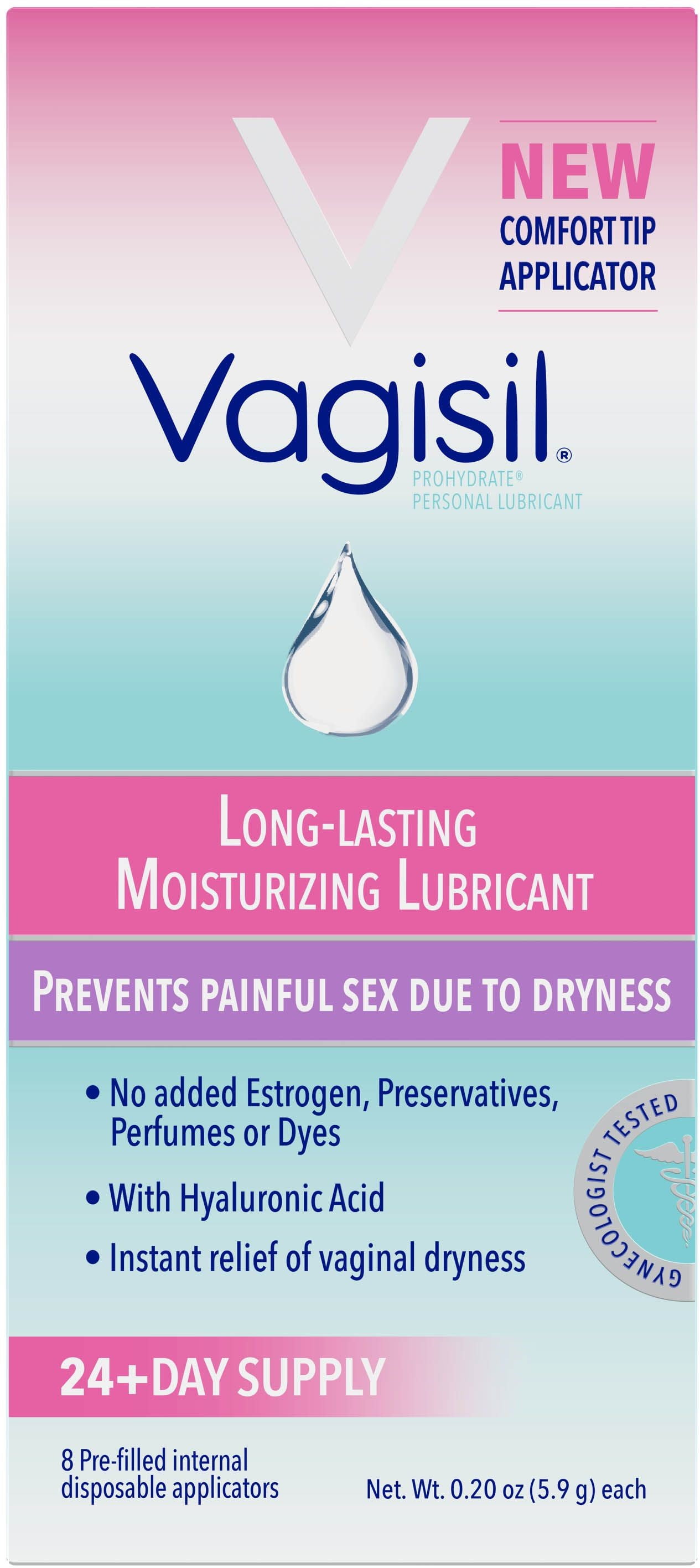 Vagisil ProHydrate Natural Feel Internal Moisturizing Gel 8 ea (Pack of 6) - Walmart.com Vagisil ProHydrate Natural Feel Internal Moisturizing Gel 8 ea (Pack of 6) - Walmart.com