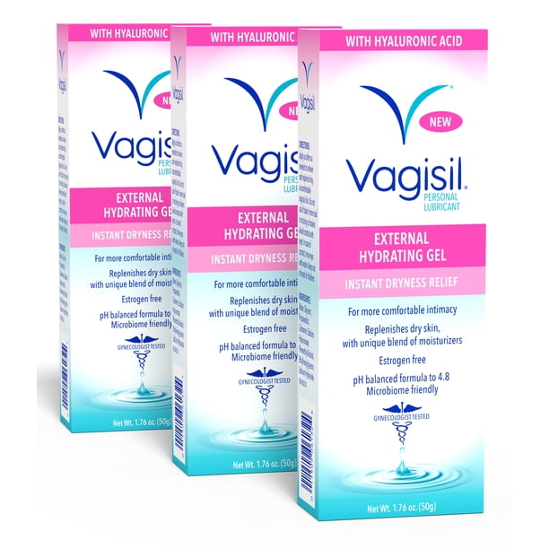 Vagisil Prohydrate Internal Vaginal Gel and Moisturizing Lubricant, 8  Internal Applicators, 3 Pack