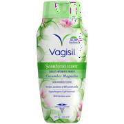 Vagisil Sensitive Scents Feminine Wash, Cucumber Magnolia Scent, 12 oz, 1 Count