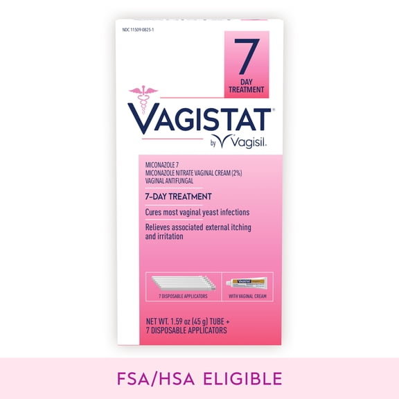 Vagistat by Vagisil Vaginal Antifungal 7-Day Yeast Infection Treatment Cream, Combination Pack