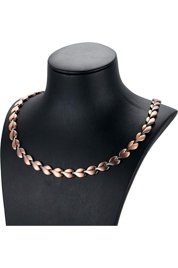 Heart Shape Pure Copper Magnetic Necklace for Women 20inches（50cm）