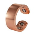 thumbnail image 1 of Vagzen Wide Pure Copper Magnetic Ring for Men, 1 of 4
