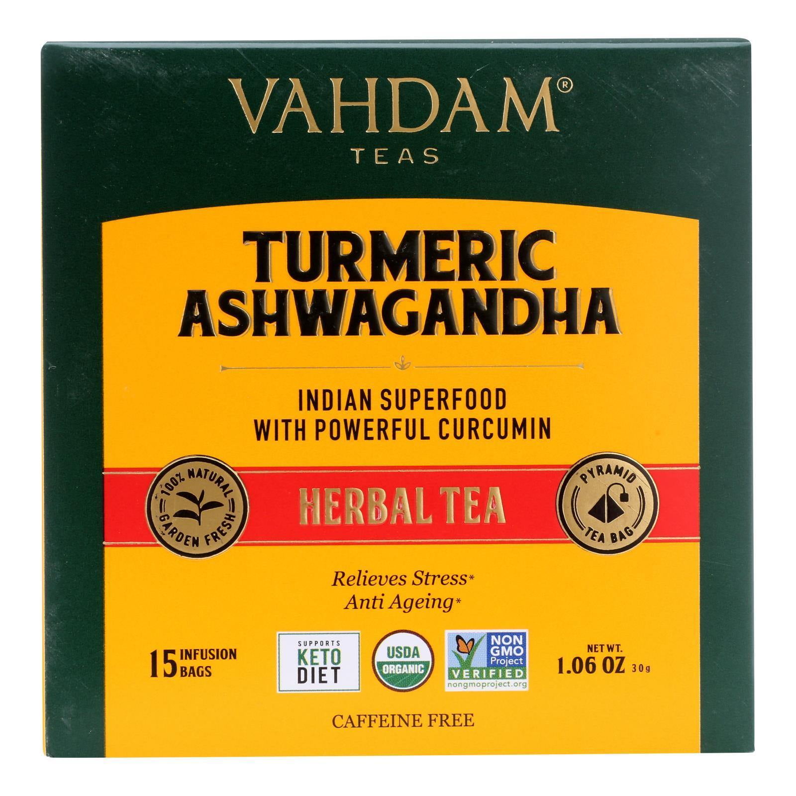 Vahdam Teas Turmeric Ashwagandha Herbal