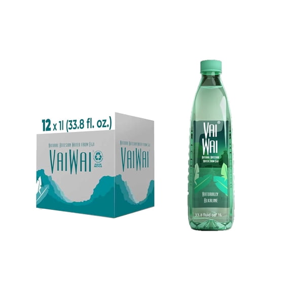 Vai Wai Natural Artesian Water From Fiji, 33.8 Oz.