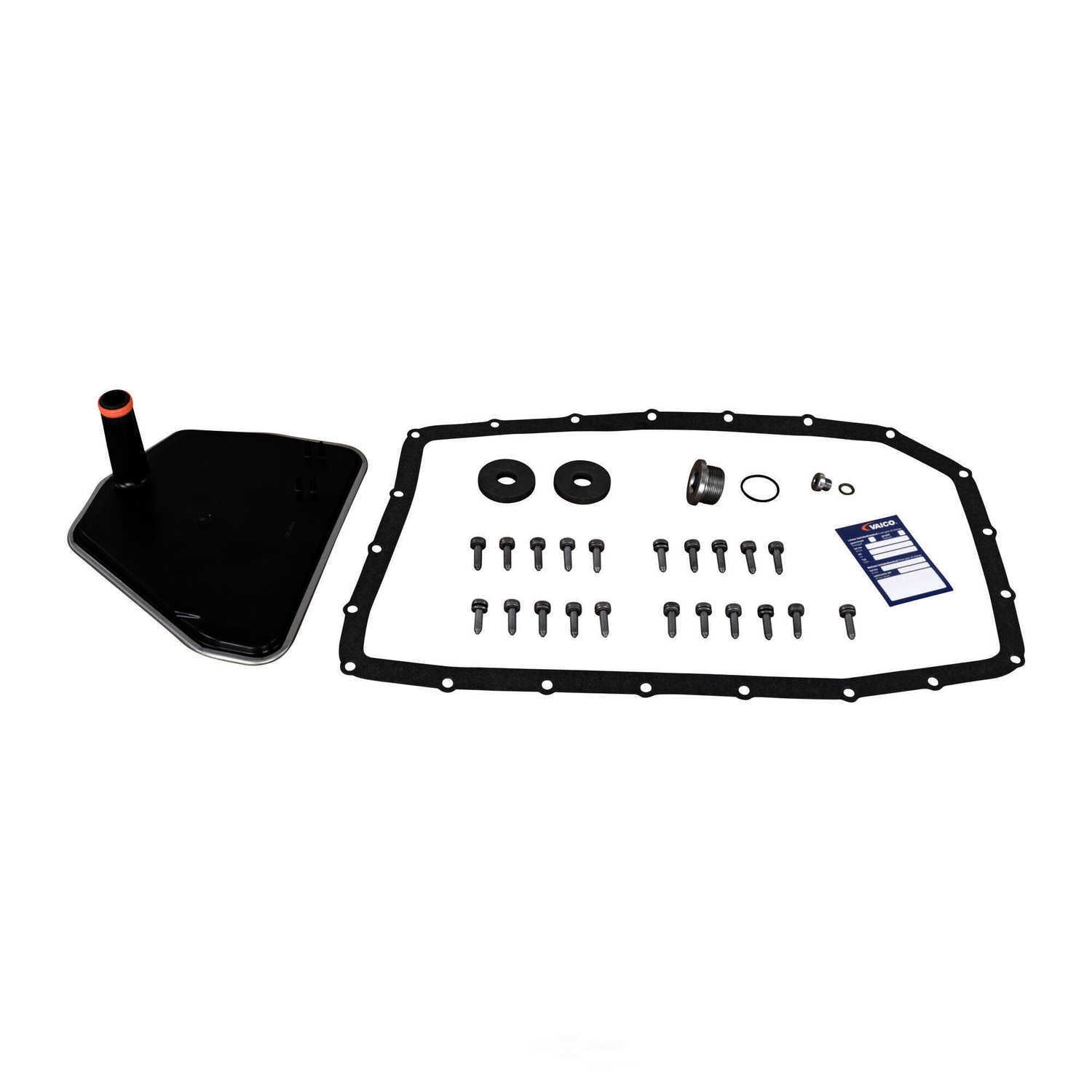 VAICO V20-2081-BEK Filter W/ Oil Pan Gasket, Instl Hardware, Filter W/ Oil Pan Gasket, Instl