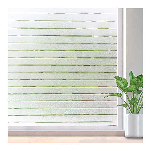 Vaidehi Privacy Window Film Stripe Frosting Film Window Sticker Frosted ...