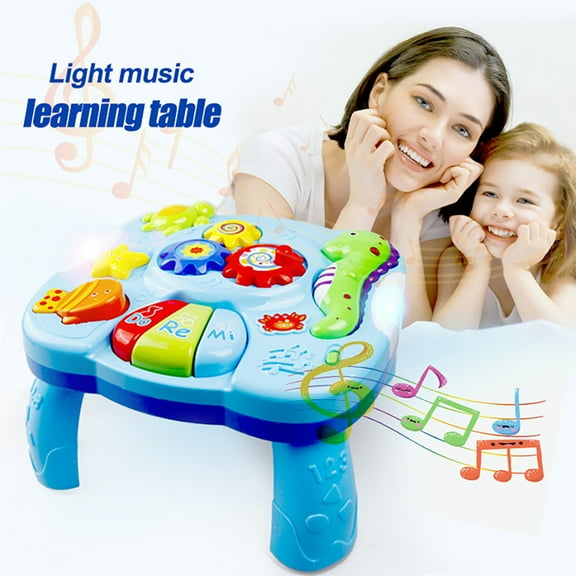Vaidha Interactive Learning Desk Toy for Kids - Light Music Sea Educational Activity Center with Parent-Child Features, ABS Plastic Construction, for Ages 3+ (Batteries Not Included)