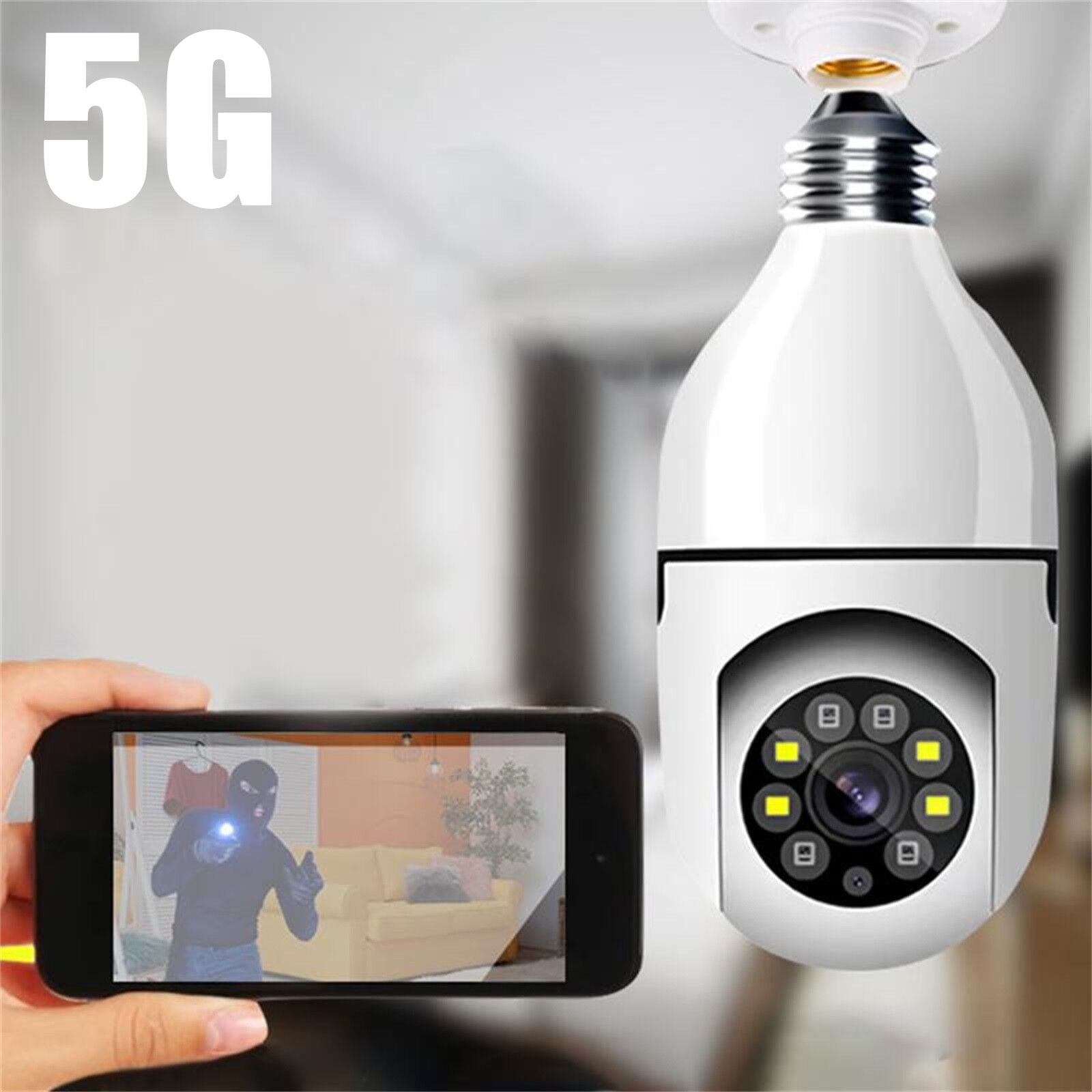 Vaidhai 5G Home Remote Surveillance Camera 360degree Panoramic View
