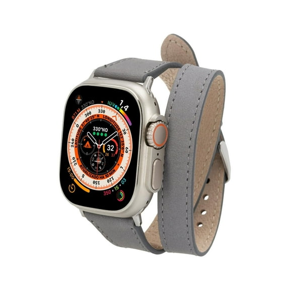 Vail Double Tour Leather Bands for Apple Watch 9, Ultra 2 and SE