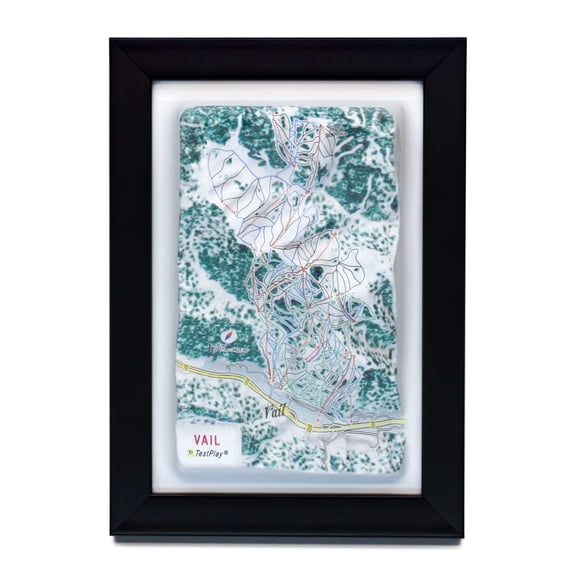 Vail Ski Resort 3D Raised Relief Map